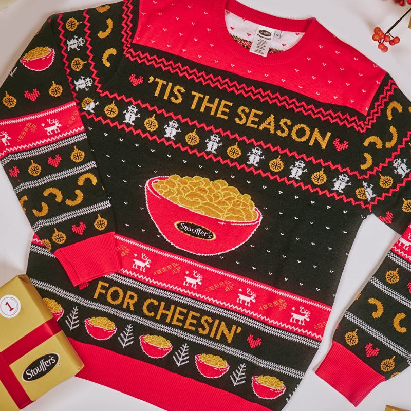 ‘Tis the Season for Cheesin’ Holiday Sweater